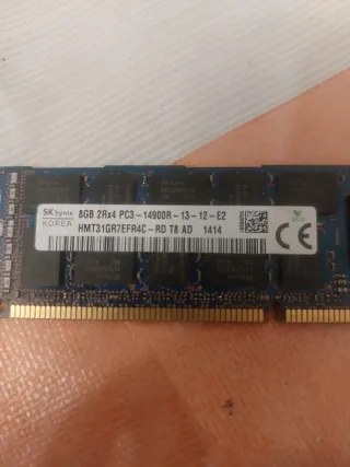 SK hynix 8GB DDR3 PC3-14900R RAM LAS DOS POR 20€