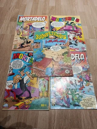 Lote 5 tebeos Mortadelo / Rompetechos.