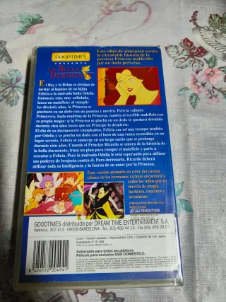 La Bella Durmiente VHS (Español)