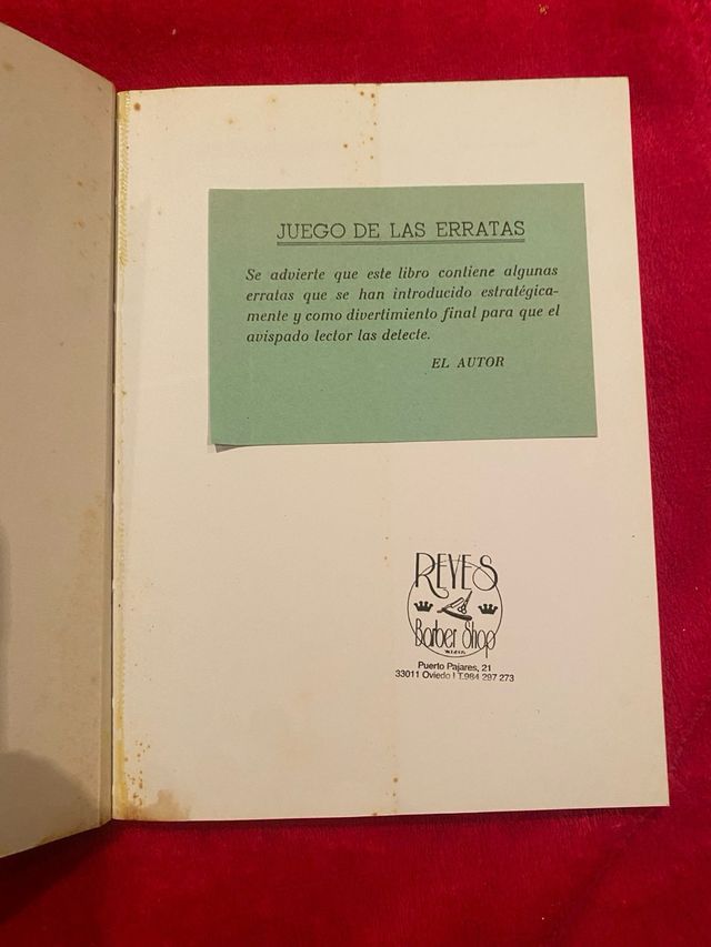 Versos en revoltijo, 1996