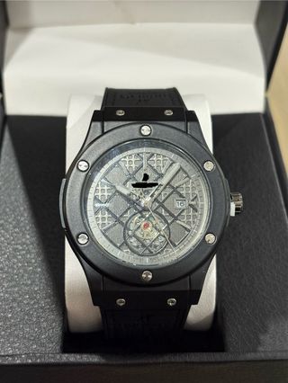 Reloj de hombre negro y gris