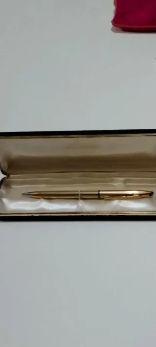 Bolígrafo Anson Chapado Oro Vintage