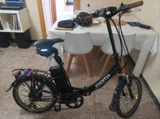 Bicicleta Eléctrica MOMA Aluminio Plegable