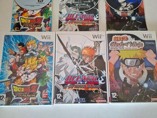 Naruto + Dragon Ball Z + Bleach Juegos NintendoWii