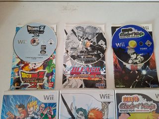 Naruto + Dragon Ball Z + Bleach Juegos NintendoWii