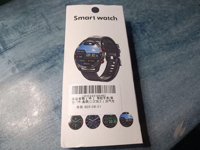 Smart Watch Nero e Argento