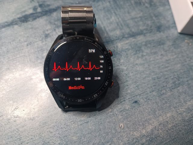 Smart Watch Nero e Argento