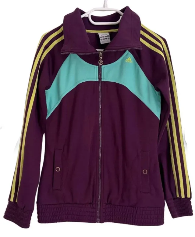 Sudadera Adidas Morada y Verde