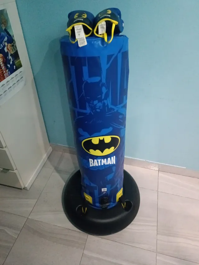 Saco Boxeo Infantil Batman + Guantes
