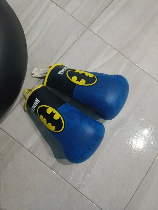 Saco Boxeo Infantil Batman + Guantes