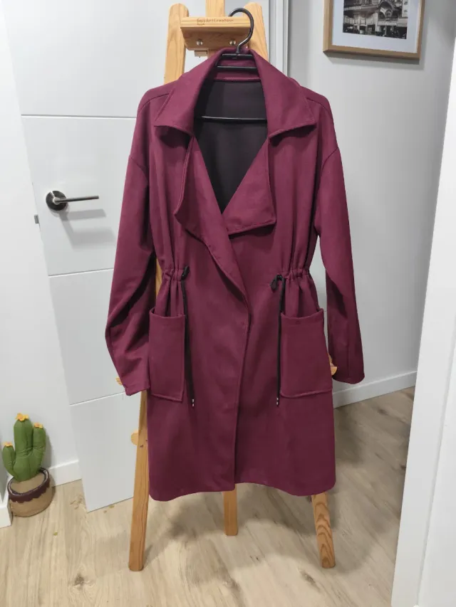 Chaqueta Suede Morado Talla S