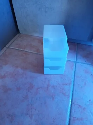 Cassettiera 3 cassetti bianca