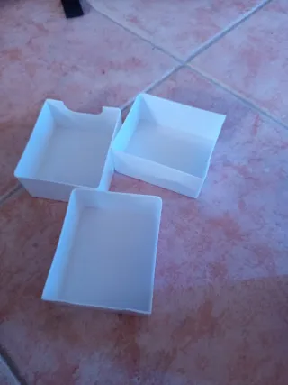 Cassettiera 3 cassetti bianca