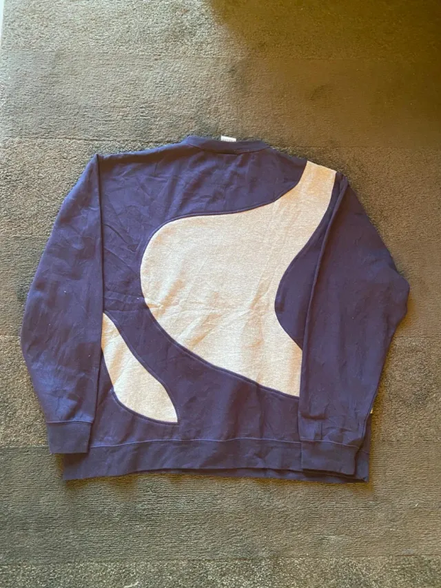 Sudadera Nike Vintage 90s Crewneck Azul/Gris