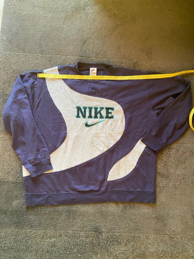 Sudadera Nike Vintage 90s Crewneck Azul/Gris