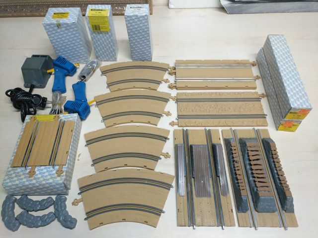 Lote Pistas y accesorios Scalextric STS