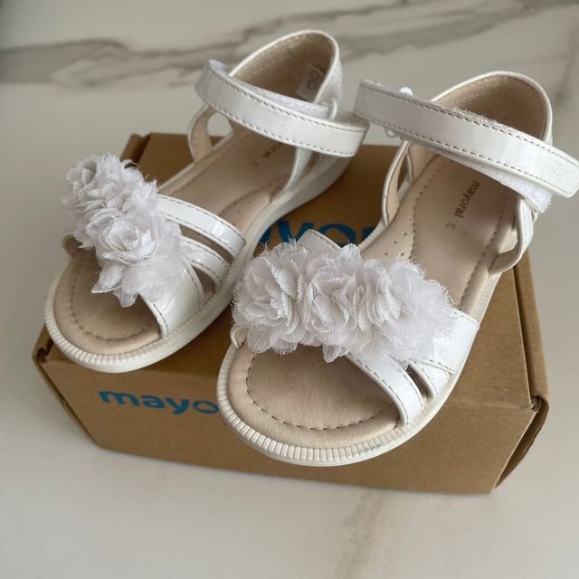 Sandalias Mayoral Niña Blancas Talla 25