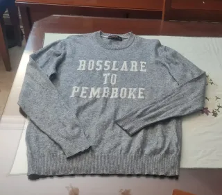 Jersey gris hombre ROSSLARE TO PEMBROKE