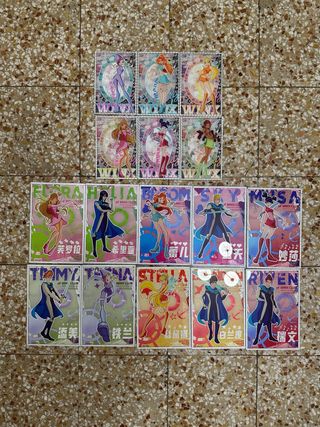 12 Carte Winx Club ar card