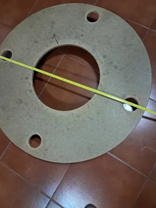 Base redonda para brasero