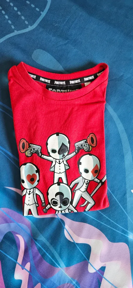 Camiseta Fortnite Niño Roja