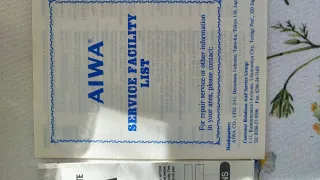 Reproductor Cassette AIWA HS-T19 AM/FM Stereo