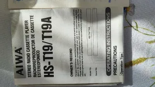 Reproductor Cassette AIWA HS-T19 AM/FM Stereo