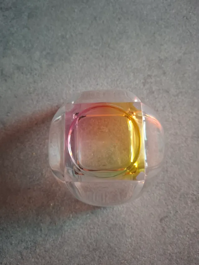 Organizer in plastica trasparente con tappo nuovo