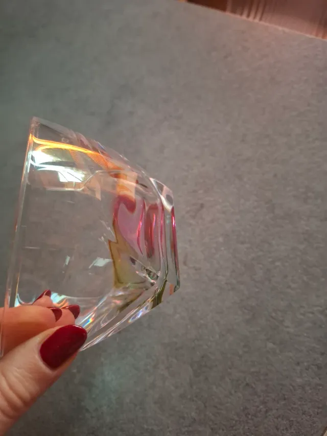 Organizer in plastica trasparente con tappo nuovo