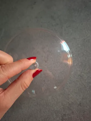 Organizer in plastica trasparente con tappo nuovo