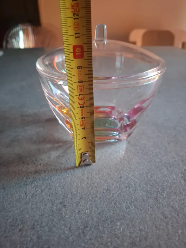 Organizer in plastica trasparente con tappo nuovo