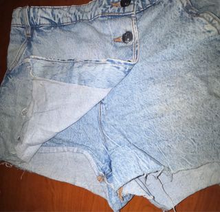 Falda short vaquera Zara
