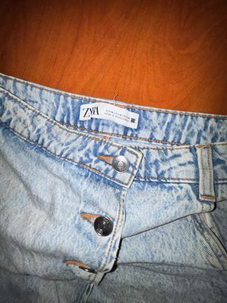 Falda short vaquera Zara
