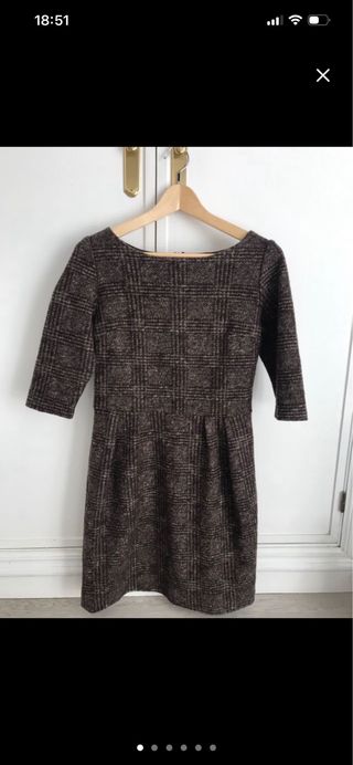 Vestido lana Javier Simorra Talla 38