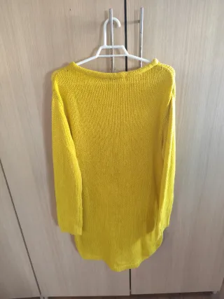Jersey punto H&M amarillo talla única