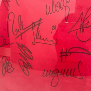 Camiseta Manchester con autógrafo de C. Ronaldo...