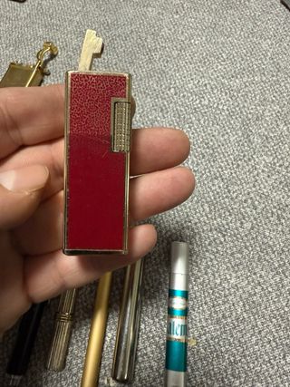 Lote de mecheros antiguos y coleccionables