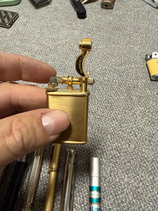 Lote de mecheros antiguos y coleccionables