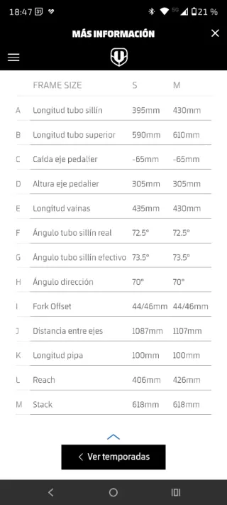 Bicicleta de Montaña Mondraker talla M
