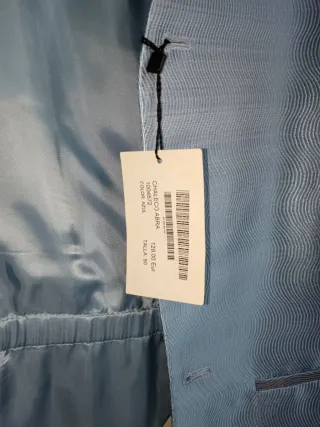 Conjunto Chaleco y Plastrón Azul