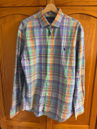 Camisa Ralph Lauren cuadros hombre XL