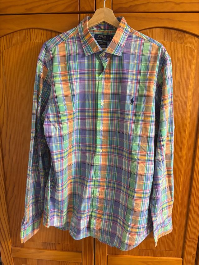 Camisa Ralph Lauren cuadros hombre XL