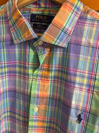 Camisa Ralph Lauren cuadros hombre XL