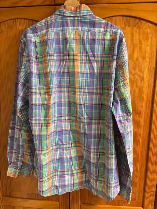 Camisa Ralph Lauren cuadros hombre XL