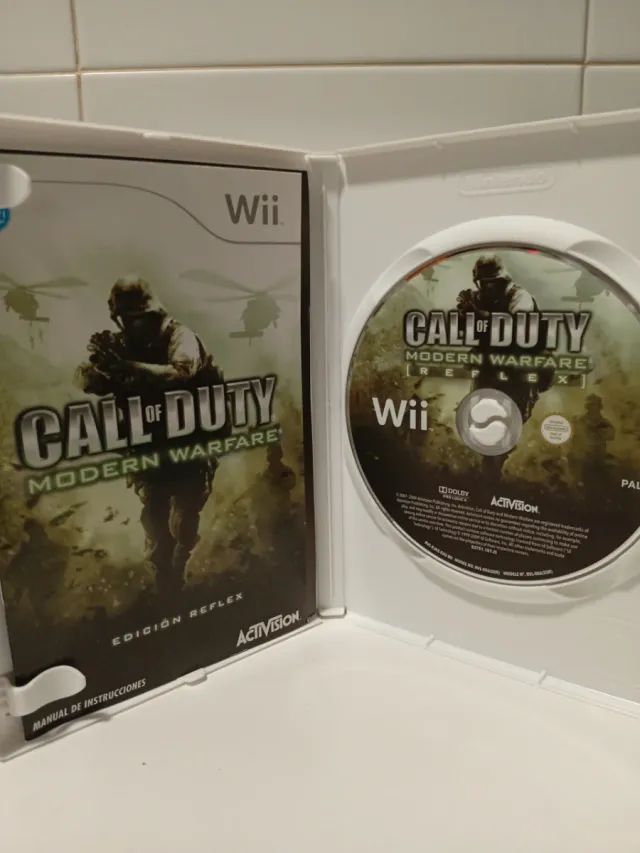 Pack 4 Juegos Call of Duty Wii + Accesorio