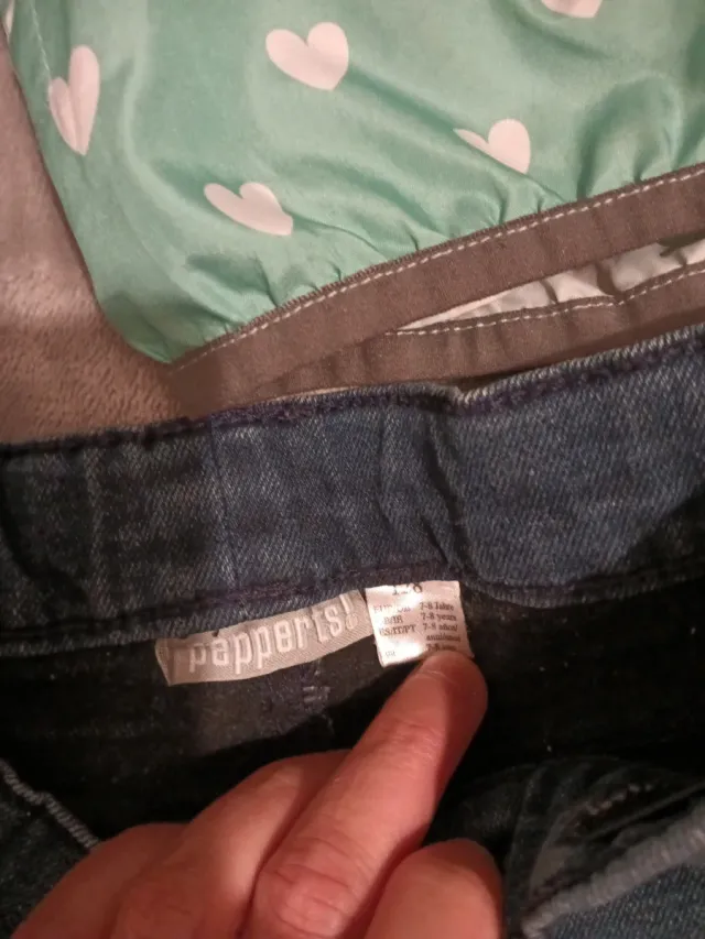 Conjunto 2 calças e casaco menina 7- 8 anos