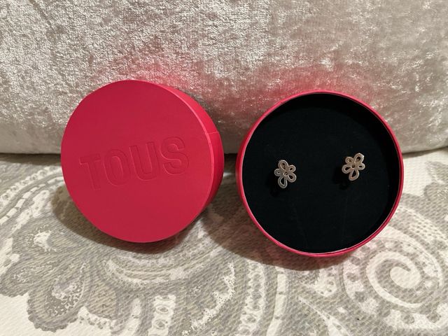 Pendientes Tous Plata Flor