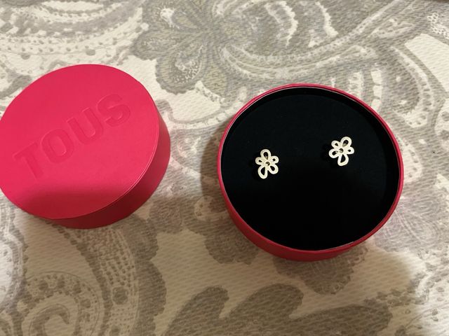 Pendientes Tous Plata Flor