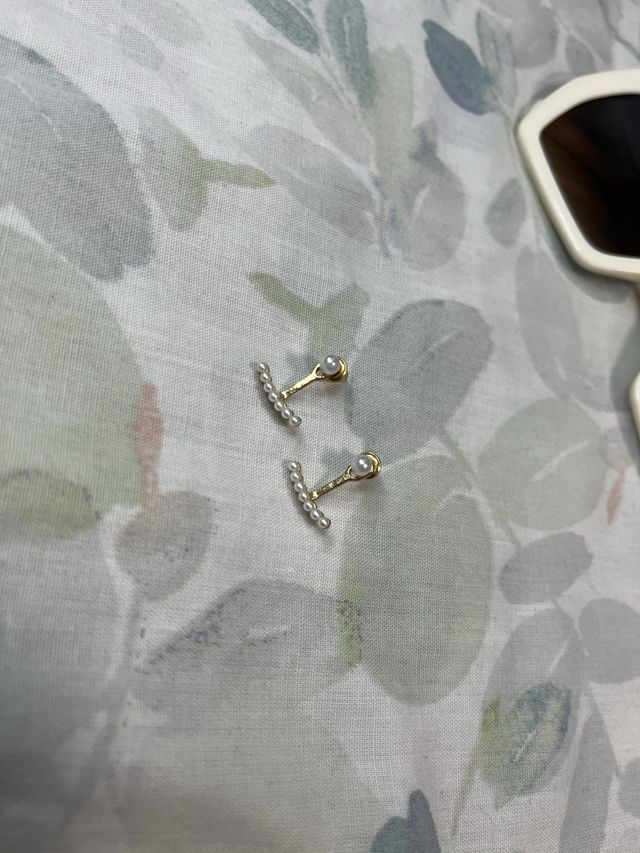 Gafas Hermes + Pendientes Perlas Dorados