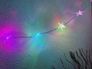 Luces de Navidad Estrellas Multicolor 2 metros l